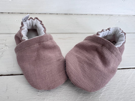 Up cycled Linen Soft Soled Shoe 6-12 months