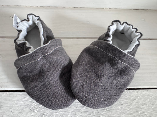 Up cycled Linen Soft Soled Shoe 12-18 months