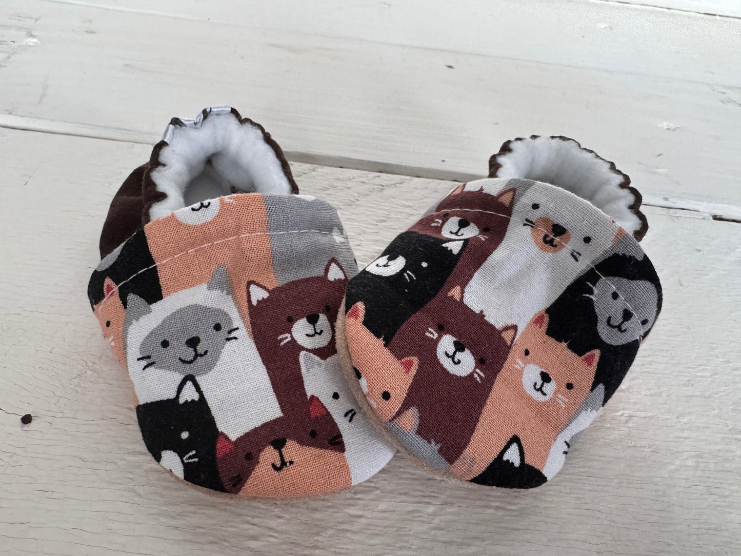 Soft Soled Shoe 0-6 months (fleece)