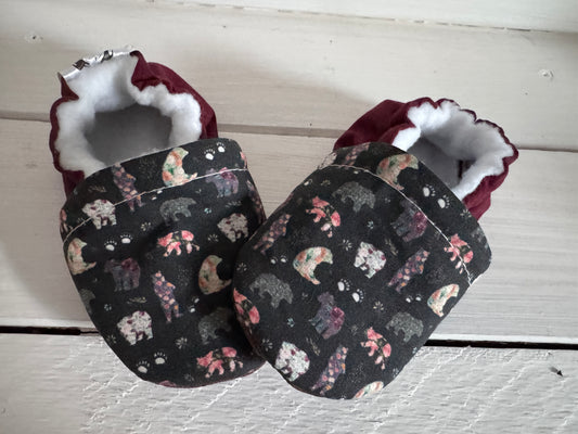 Soft Soled Shoe 6-12 months (fleece)