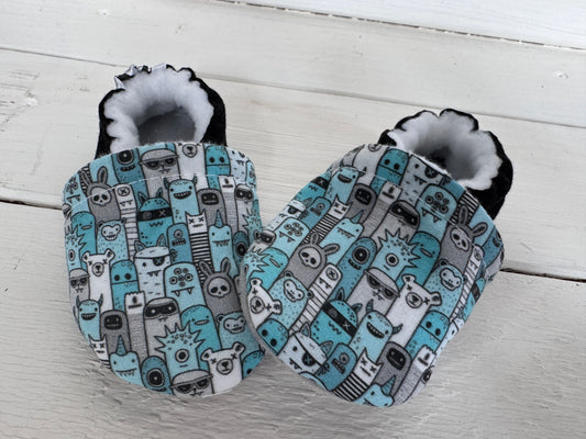 Soft Soled Shoe 0-6 months (fleece)