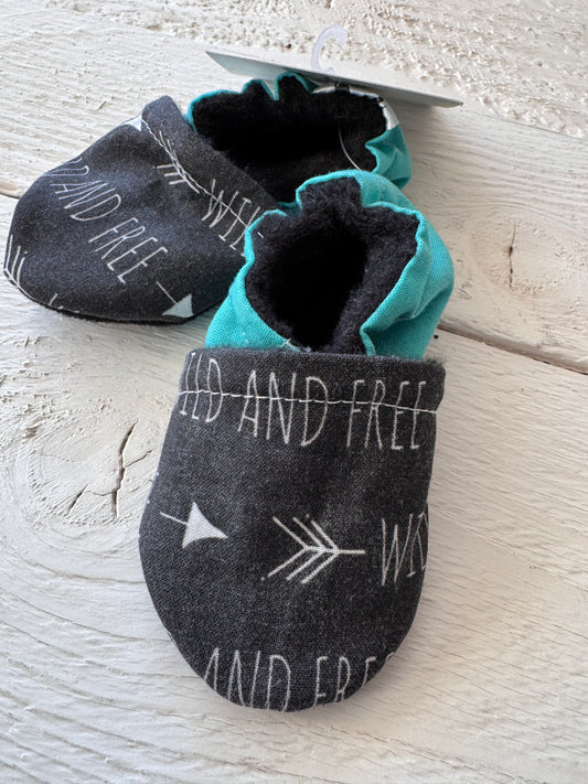 Soft Soled Shoe 0-6 months (fleece)