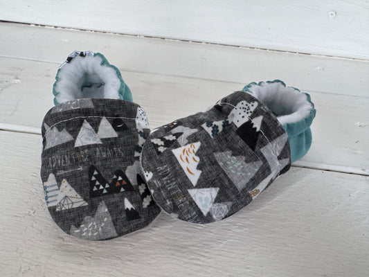 Soft Soled Shoe 0-6 months (fleece)