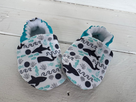 Soft Soled Shoe 0-6 months (fleece)