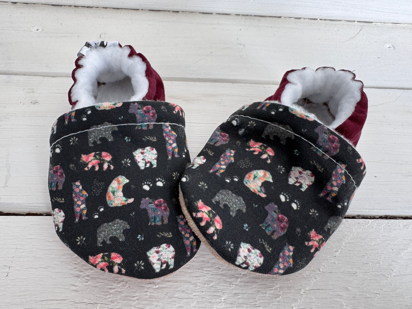 Soft Soled Shoe 0-6 months (fleece)