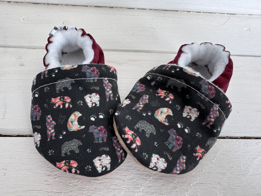 Soft Soled Shoe 0-6 months (fleece)