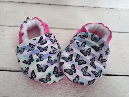 Soft Soled Shoe 0-6 months (fleece)