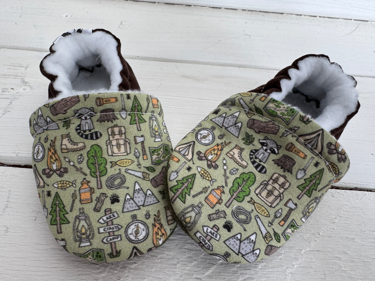 Soft Soled Shoe 0-6 months (fleece)