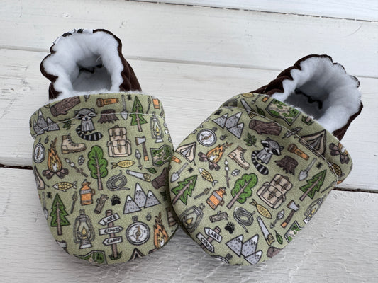 Soft Soled Shoe 0-6 months (fleece)