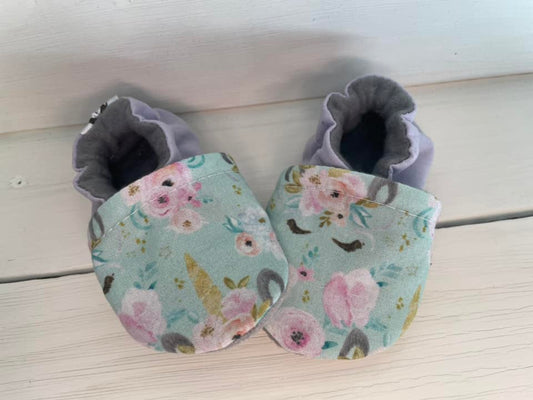 Soft Soled Shoe 0-6 months (fleece)